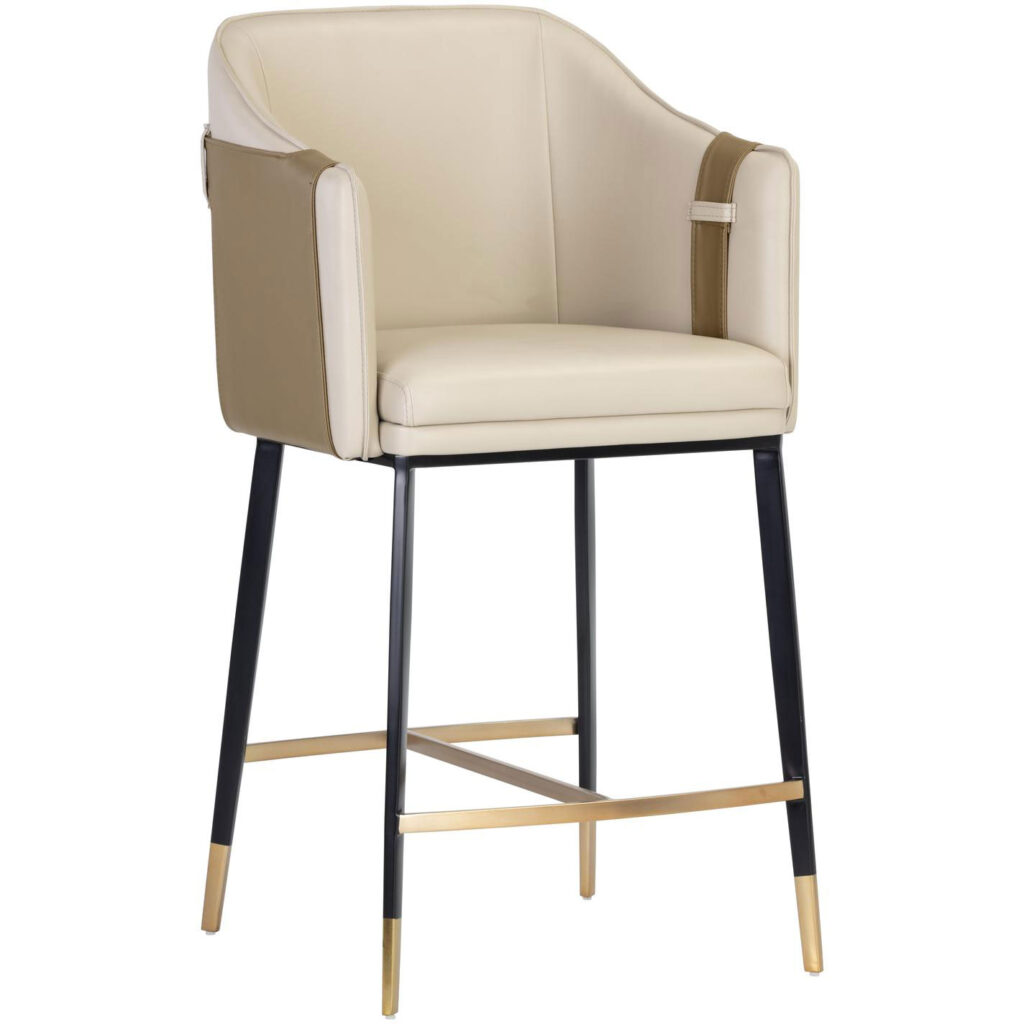 Carter Counter Stool - Napa Beige / Napa Tan