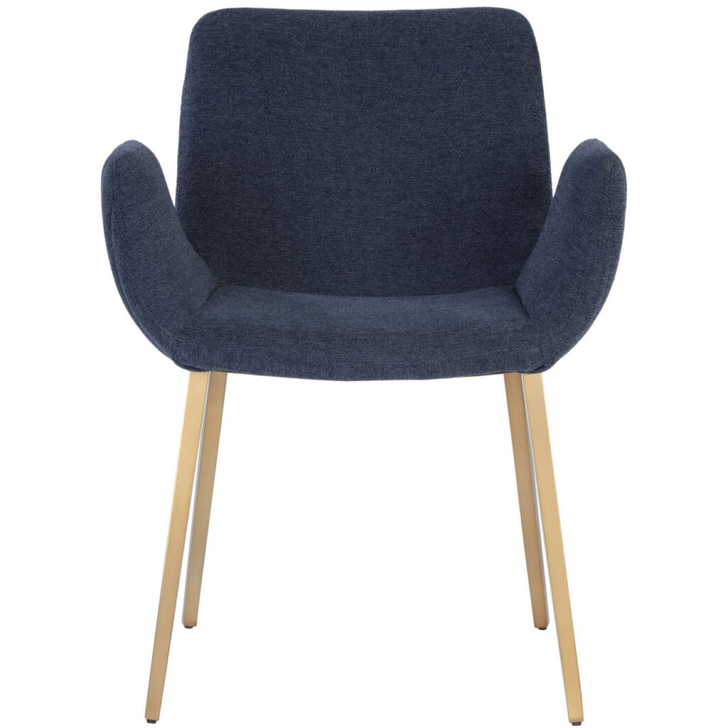 Lucano Dining Armchair - Belfast Navy - Image 2