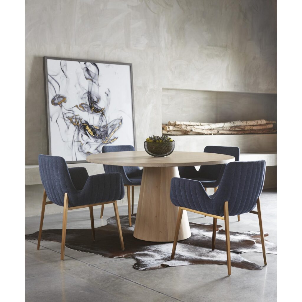 Lucano Dining Armchair - Belfast Navy - Image 9