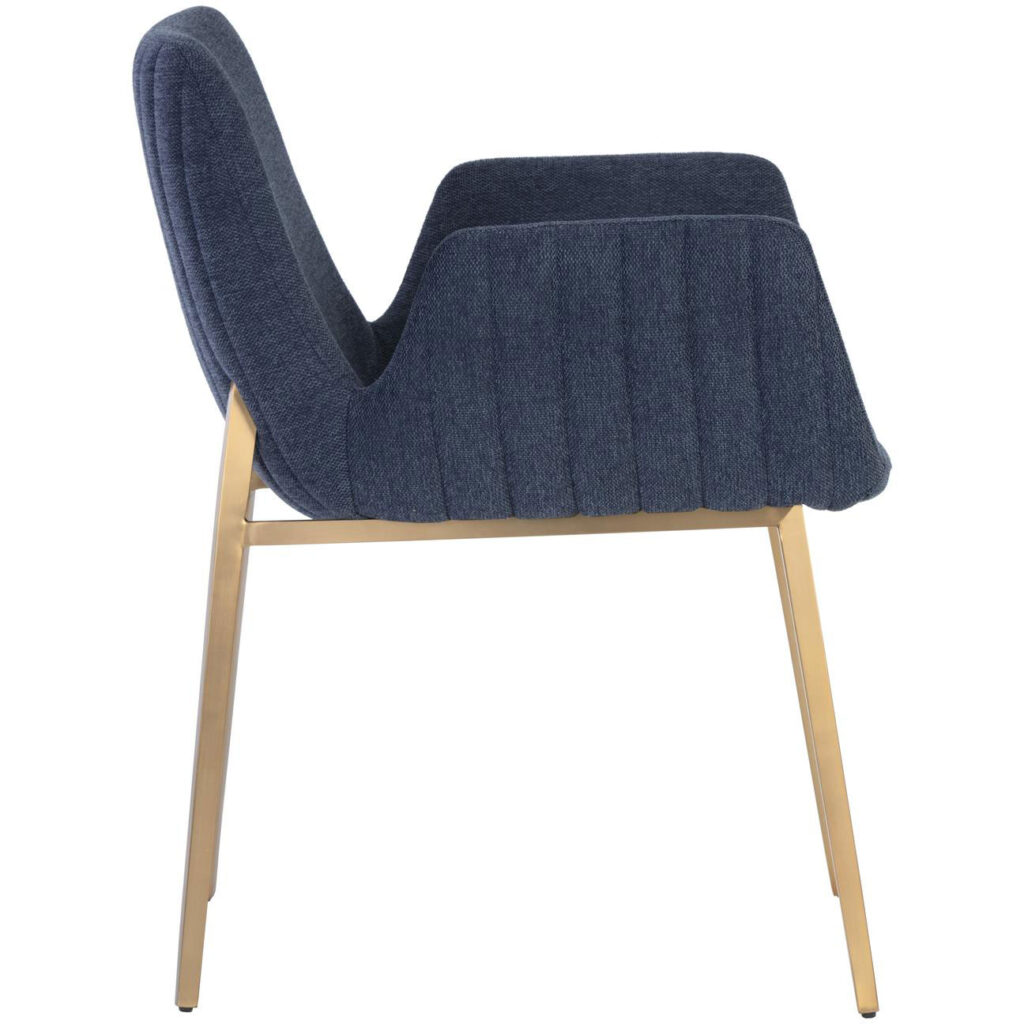 Lucano Dining Armchair - Belfast Navy - Image 3