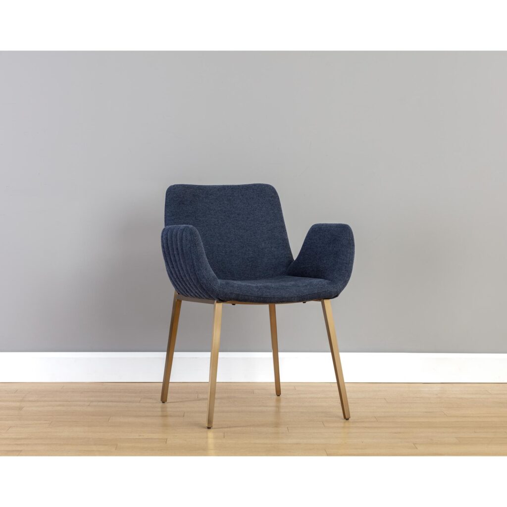 Lucano Dining Armchair - Belfast Navy - Image 5