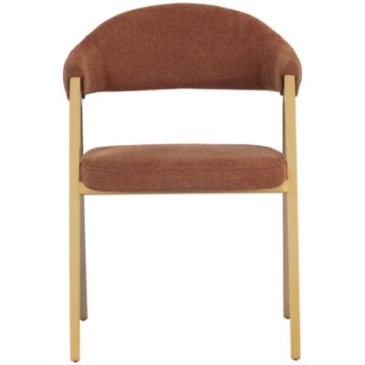 Burgos Dining Armchair - Belfast Rust 106476 106476 BURGOS DINING ARMCHAIR BELFAST RUST 1