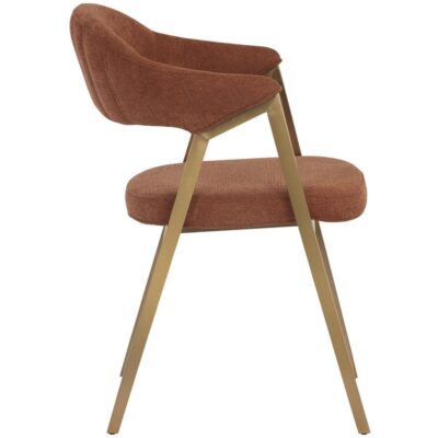 Burgos Dining Armchair - Belfast Rust 106476 106476 BURGOS DINING ARMCHAIR BELFAST RUST 2