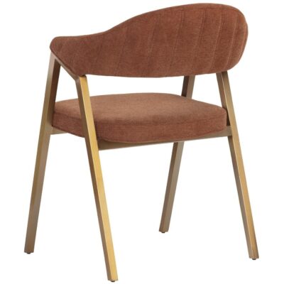 Burgos Dining Armchair - Belfast Rust 106476 106476 BURGOS DINING ARMCHAIR BELFAST RUST 3