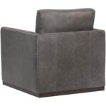 Portman Swivel Lounge Chair - Marseille Concrete Leather 12 Portman Swivel Lounge Chair - Marseille Concrete Leather 106484 106484 PORTMAN SWIVEL LOUNGE CHAIR MARSEILLE CONCRETE LEATHER 3
