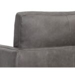 Portman Swivel Lounge Chair - Marseille Concrete Leather 16 Portman Swivel Lounge Chair - Marseille Concrete Leather 106484 106484 PORTMAN SWIVEL LOUNGE CHAIR MARSEILLE CONCRETE LEATHER 8