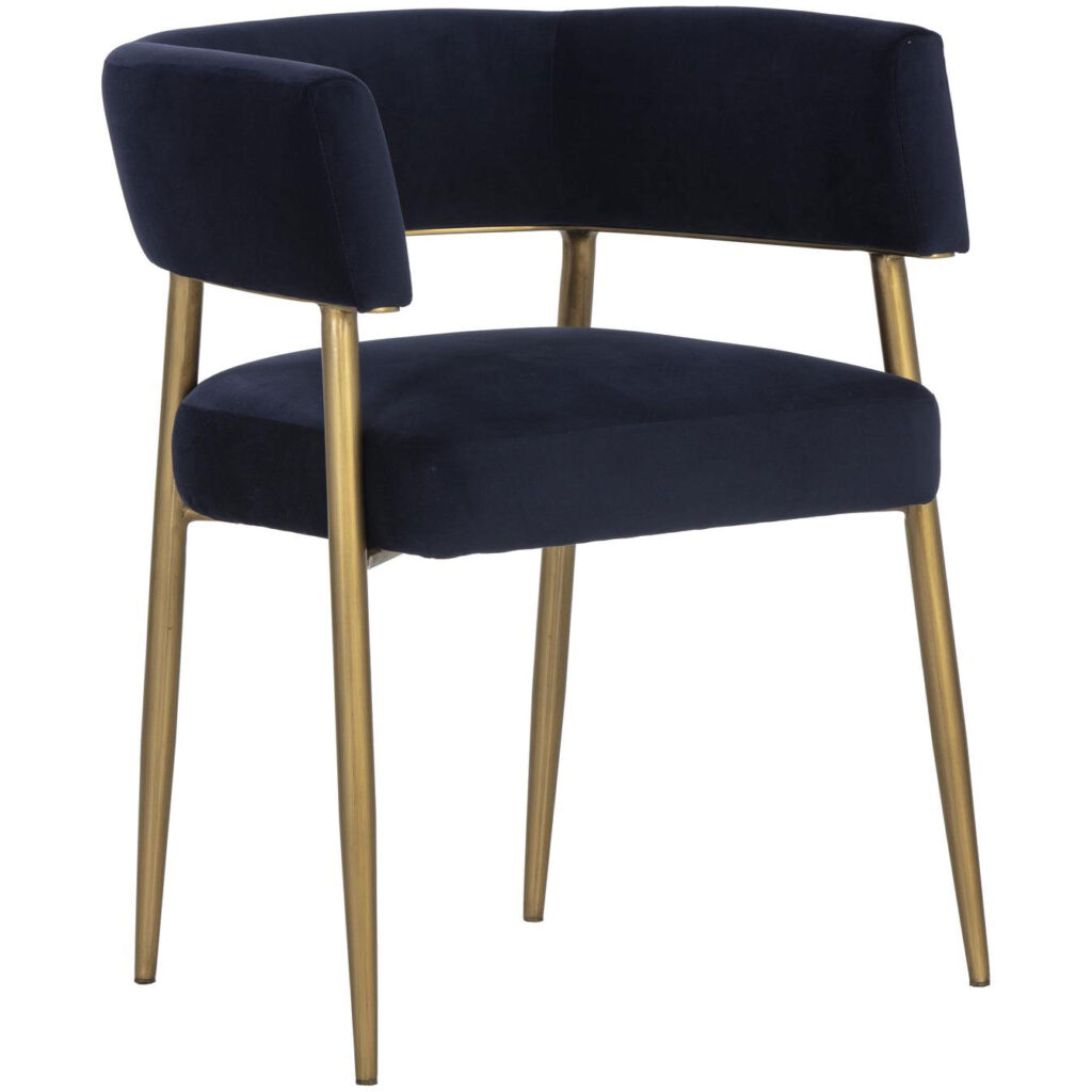 Maestro Dining Armchair - Abbington Navy