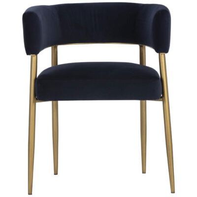 Maestro Dining Armchair - Abbington Navy 106493 106493 MAESTRO DINING ARMCHAIR ABBINGTON NAVY 1