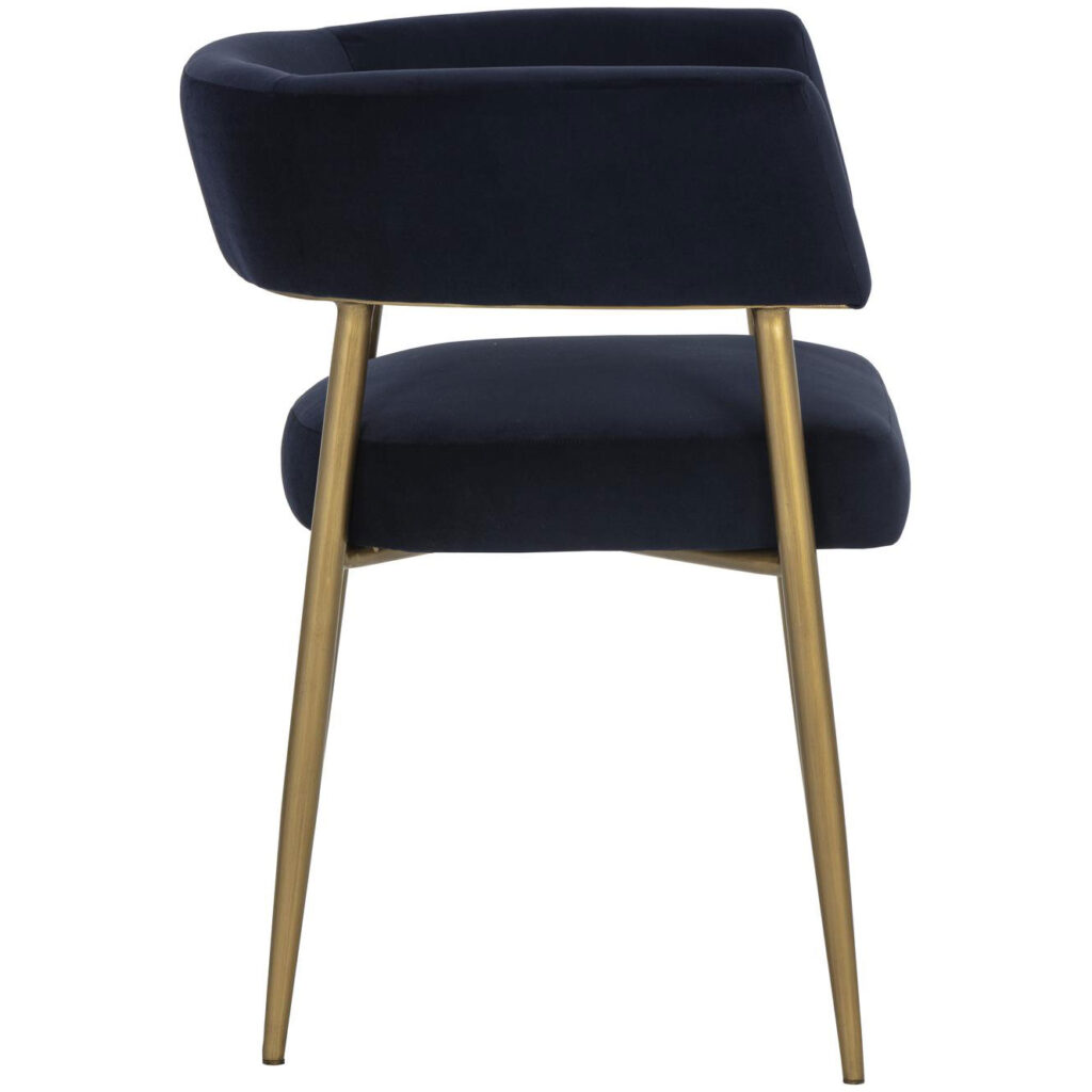 Maestro Dining Armchair - Abbington Navy - Image 3