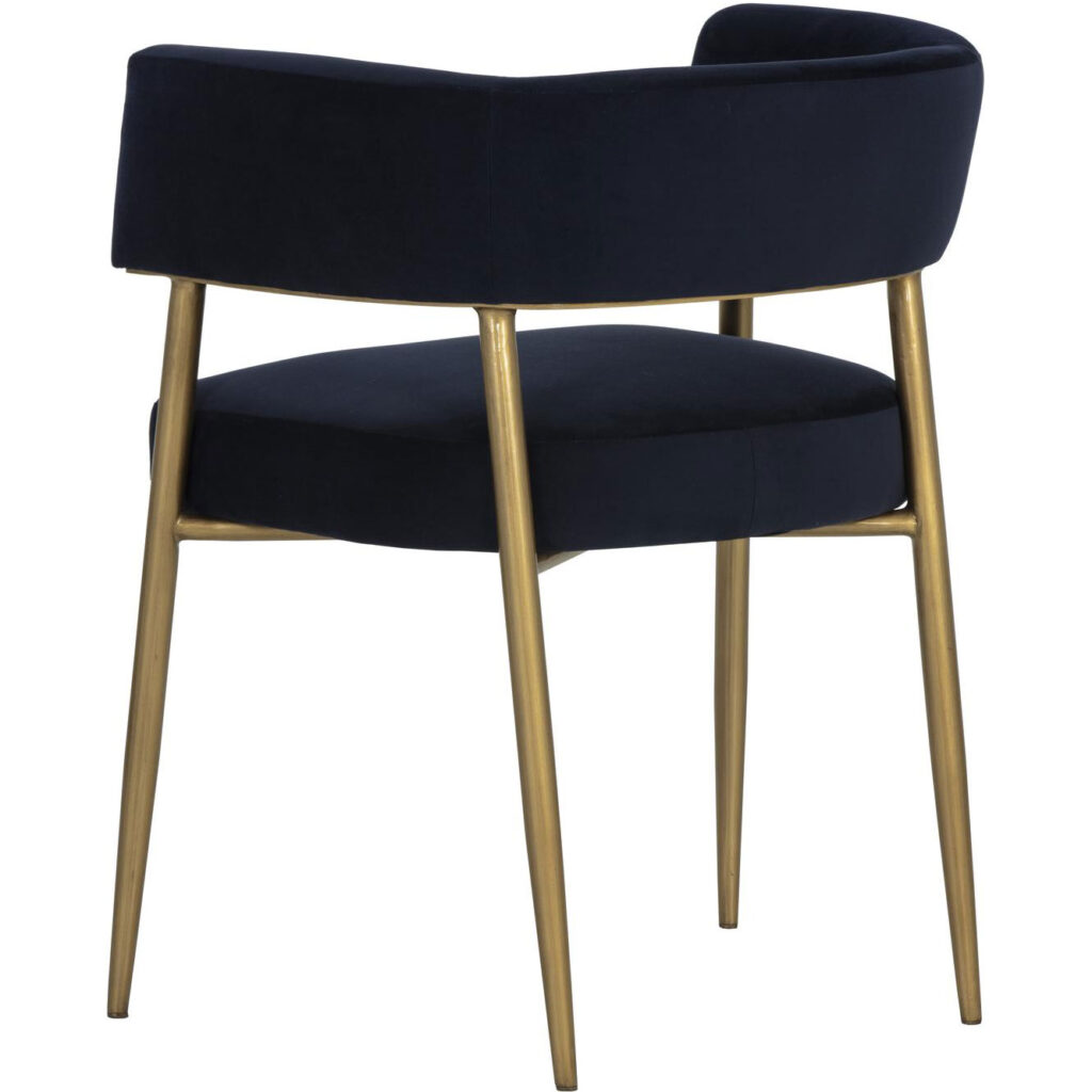 Maestro Dining Armchair - Abbington Navy - Image 4