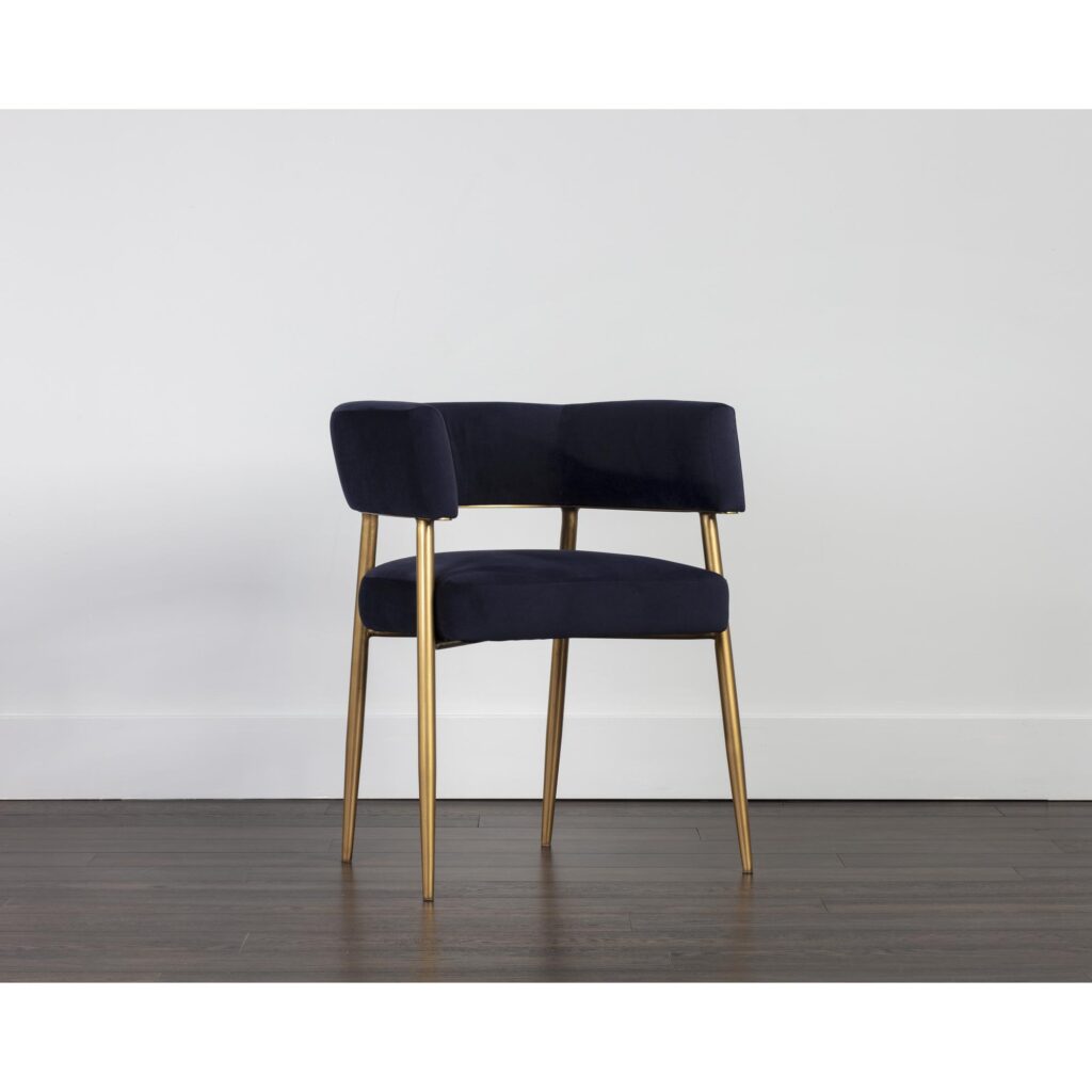 Maestro Dining Armchair - Abbington Navy - Image 5