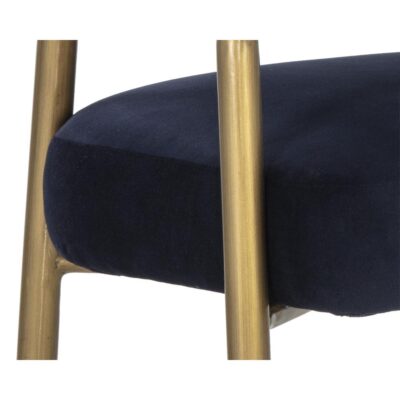 Maestro Dining Armchair - Abbington Navy 106493 106493 MAESTRO DINING ARMCHAIR ABBINGTON NAVY 6