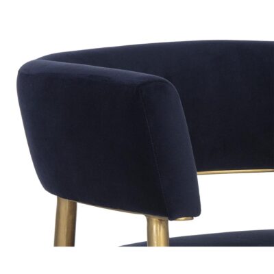 Maestro Dining Armchair - Abbington Navy 106493 106493 MAESTRO DINING ARMCHAIR ABBINGTON NAVY 7