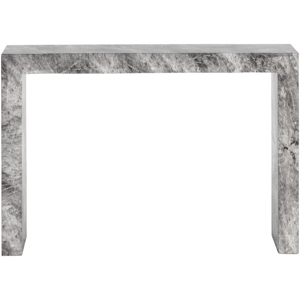 Axle Console Table - Marble Look - Grey - Image 3