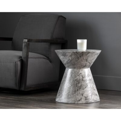 Astley End Table - Marble Look - Grey 106496 106496 ASTLEY END TABLE MARBLE LOOK GREY 5