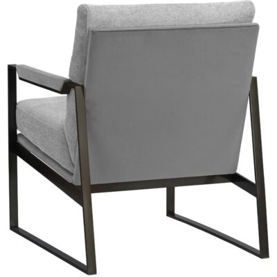 David Lounge Chair - San Remo Winter Cloud / Antonio Charcoal 106501 106501 DAVID CLUB CHAIR WINTER CLOUD ANTONIO CHARCOAL 3