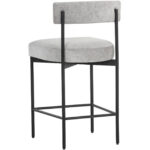 Seneca Counter Stool - Black - Polo Club Stone 9 Seneca Counter Stool - Black - Polo Club Stone 106514 106514 SENECA COUNTER STOOL BLACK POLO CLUB STONE 3