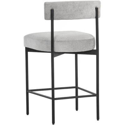 Seneca Counter Stool - Black - Polo Club Stone 106514 106514 SENECA COUNTER STOOL BLACK POLO CLUB STONE 3