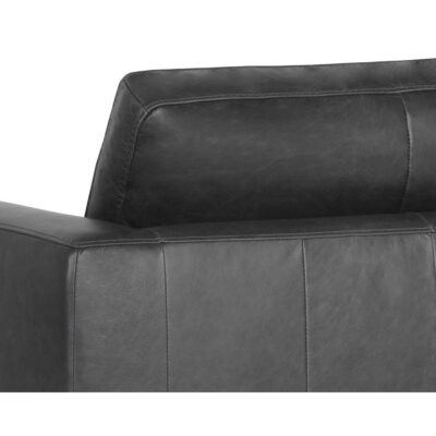 Baylor Armchair - Marseille Black Leather 106524 106524 BAYLOR ARMCHAIR MARSEILLE BLACK LEATHER 8