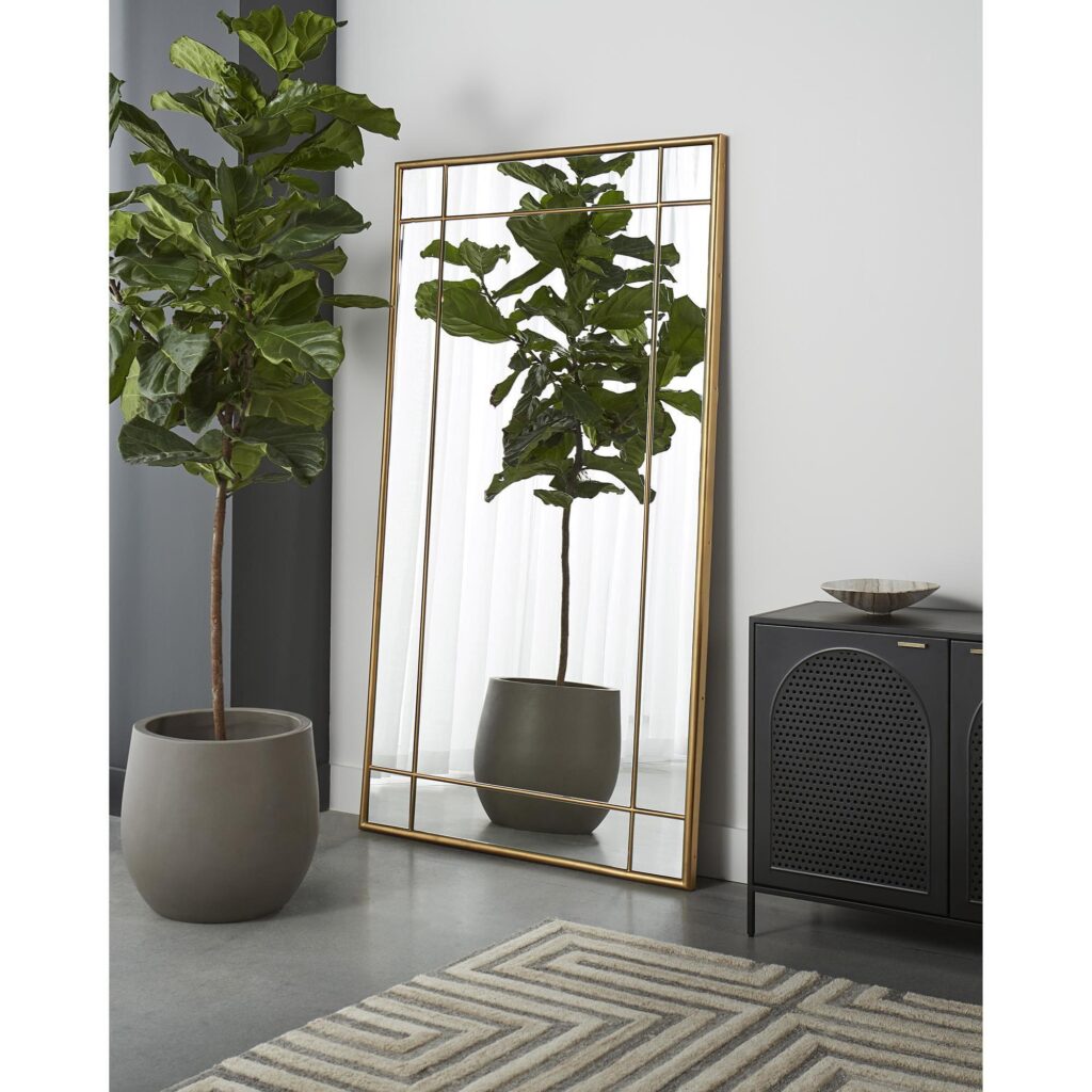 Pasadena Floor Mirror - Brass - Image 5