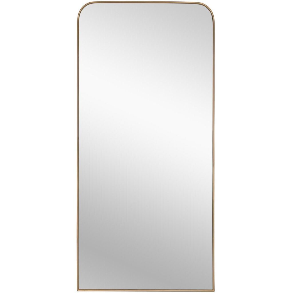 Calabasas Floor Mirror - Brass