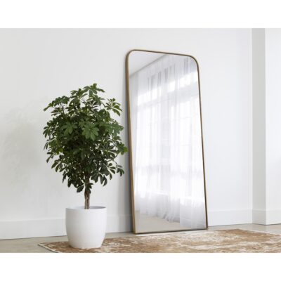 Calabasas Floor Mirror - Brass 106554 106554 CALABASAS FLOOR MIRROR BRASS 5