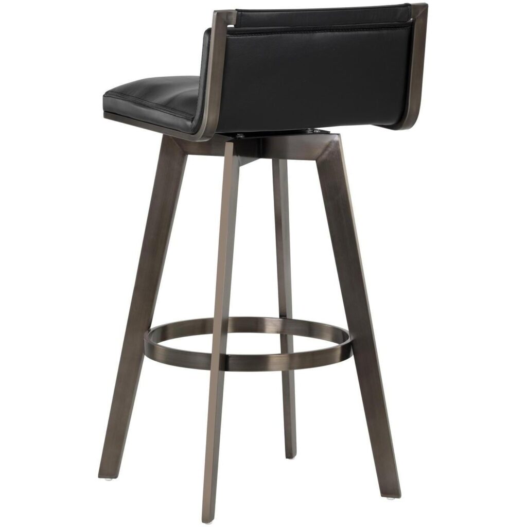 Arizona Swivel Barstool - Castillo Black - Image 3