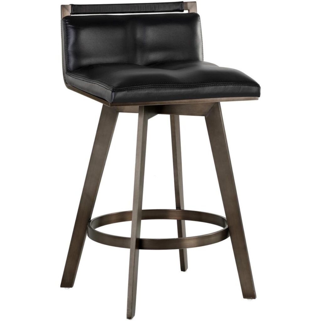 Arizona Swivel Counter Stool - Castillo Black