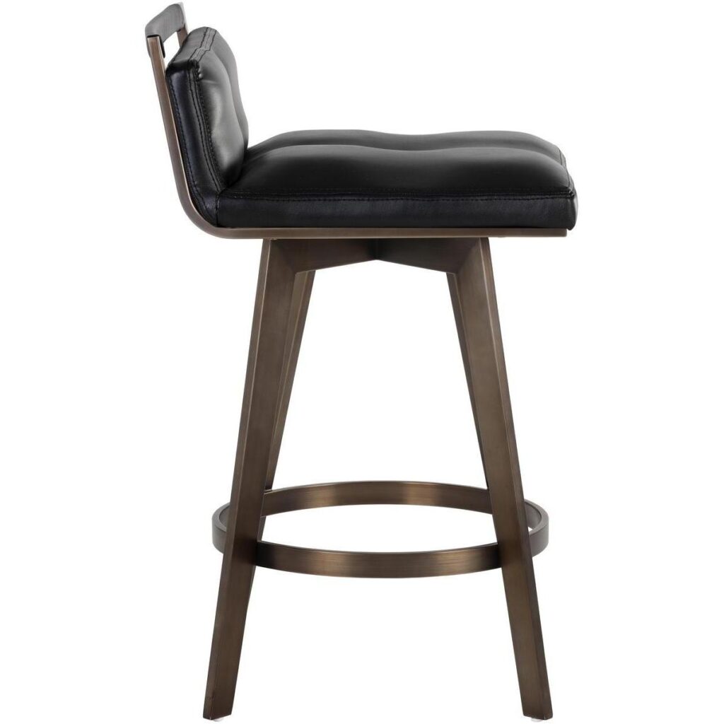 Arizona Swivel Counter Stool - Castillo Black - Image 2