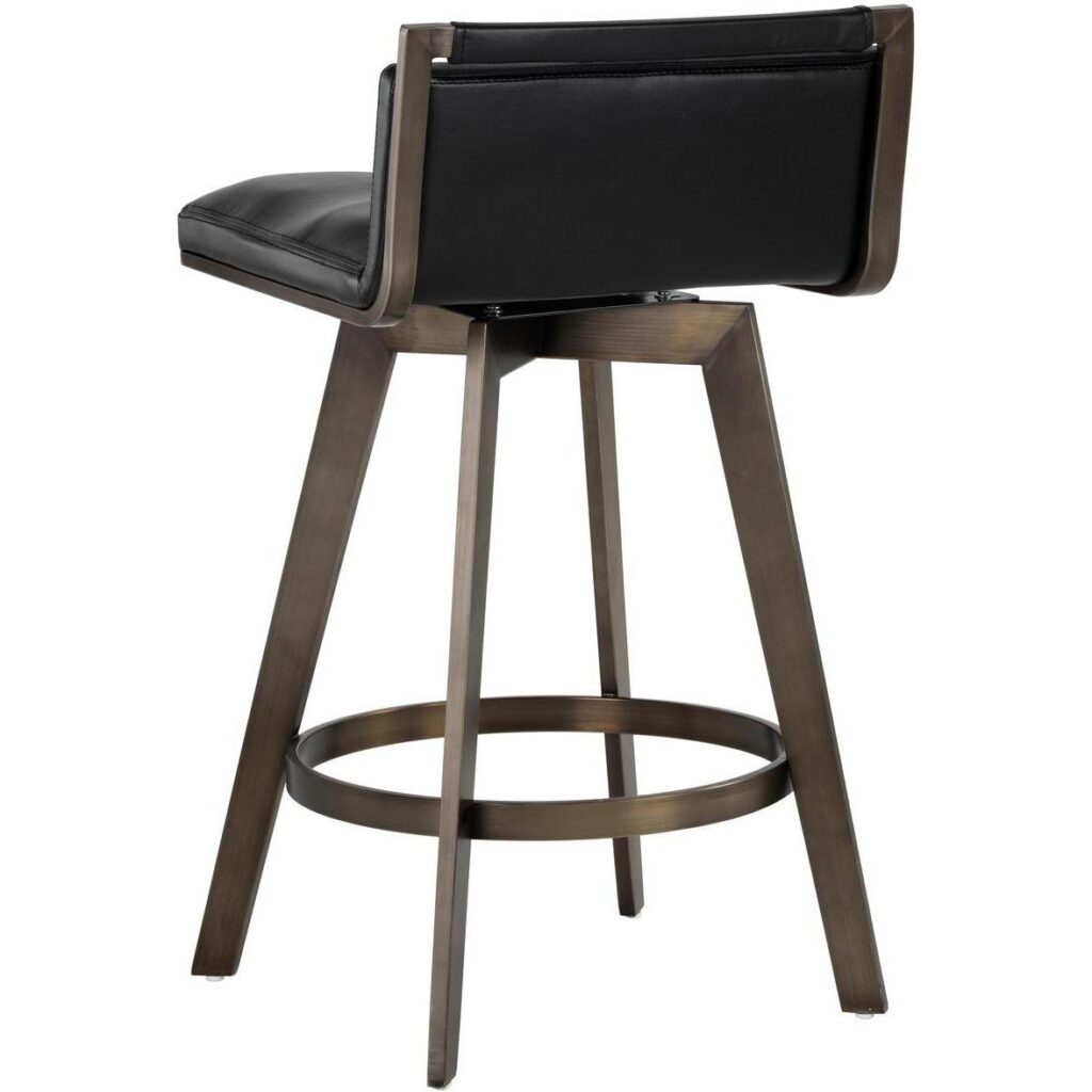 Arizona Swivel Counter Stool - Castillo Black - Image 3