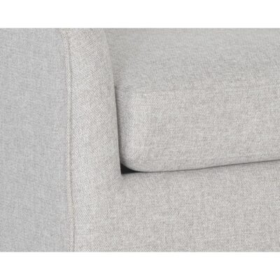 Hazel Swivel Lounge Chair - Gold - Belfast Heather Grey 106561 106561 HAZEL SWIVEL LOUNGE CHAIR BELFAST HEATHER GREY 6