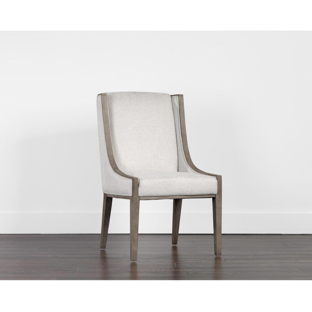 Idalia Dining Chair - Latte - Belfast Oatmeal - Image 4