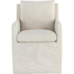 Glenrose Wheeled Dining Armchair - Effie Linen 8 Glenrose Wheeled Dining Armchair - Effie Linen 106570 106570 GLENROSE WHEELED DINING ARMCHAIR EFFIE LINEN 1