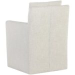 Glenrose Wheeled Dining Armchair - Effie Linen 10 Glenrose Wheeled Dining Armchair - Effie Linen 106570 106570 GLENROSE WHEELED DINING ARMCHAIR EFFIE LINEN 3