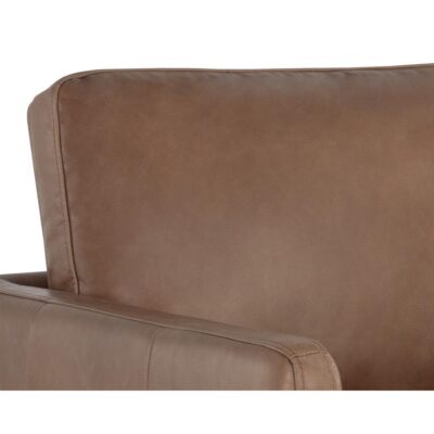 Portman Swivel Lounge Chair - Marseille Camel Leather 106586 106586 PORTMAN SWIVEL LOUNGE CHAIR MARSEILLE CAMEL LEATHER 7