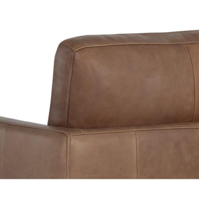 Portman Swivel Lounge Chair - Marseille Camel Leather 106586 106586 PORTMAN SWIVEL LOUNGE CHAIR MARSEILLE CAMEL LEATHER 8