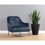 Cameron Lounge Chair - Nono Petrol 12 Cameron Lounge Chair - Nono Petrol 106594 106594 CAMERON LOUNGE CHAIR NONO PETROL 5