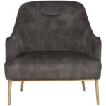 Cameron Lounge Chair - Nono Shitake 6 Cameron Lounge Chair - Nono Shitake 106596 106596 CAMERON LOUNGE CHAIR NONO SHITAKE 1