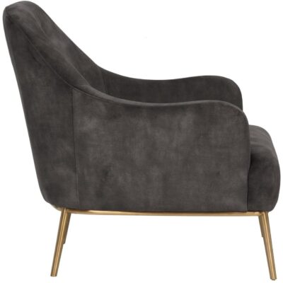 Cameron Lounge Chair - Nono Shitake 106596 106596 CAMERON LOUNGE CHAIR NONO SHITAKE 2