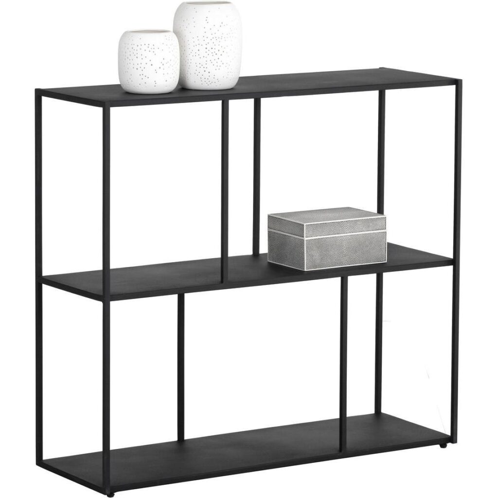 Eiffel Low Bookcase - Medium - Black