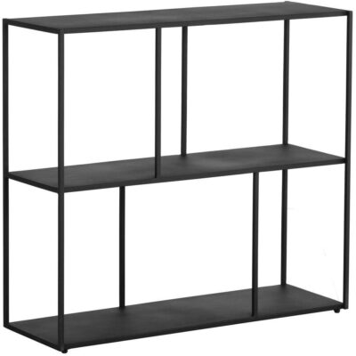 Eiffel Low Bookcase - Medium - Black 106601 106601 EIFFEL LOW BOOKCASE MEDIUM BLACK 1