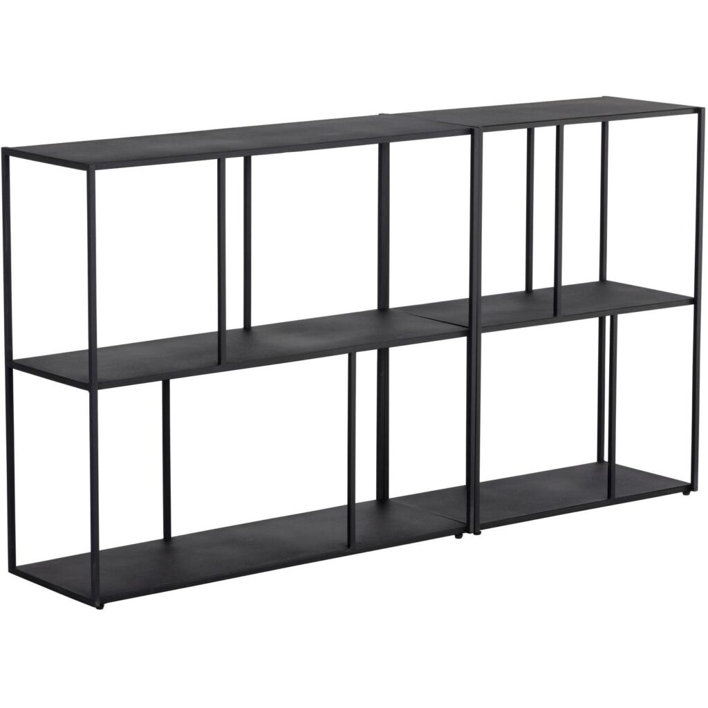 Eiffel Low Bookcase - Medium - Black - Image 3