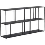 Eiffel Low Bookcase - Medium - Black 8 Eiffel Low Bookcase - Medium - Black 106601 106601 EIFFEL LOW BOOKCASE MEDIUM BLACK 4