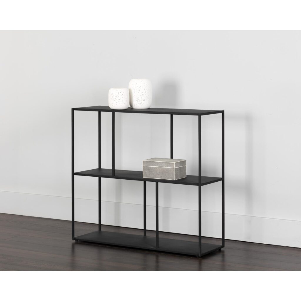 Eiffel Low Bookcase - Medium - Black - Image 4