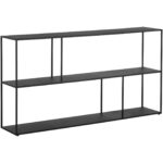 Eiffel Low Bookcase - Large - Black 6 Eiffel Low Bookcase - Large - Black 106603 106603 EIFFEL LOW BOOKCASE LARGE BLACK 1