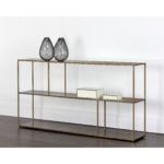 Eiffel Low Bookcase - Large - Antique Brass 106604 106604 EIFFEL LOW BOOKCASE LARGE ANTIQUE BRASS 5