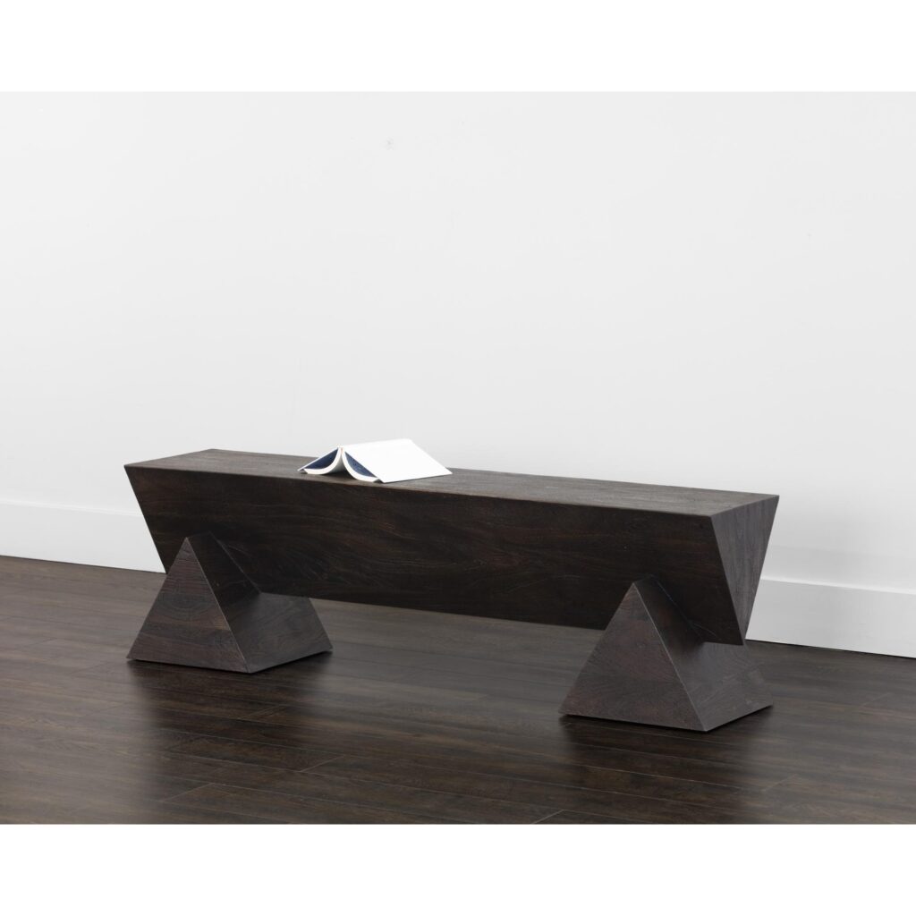 Gregor Bench - Dark Brown - Image 4