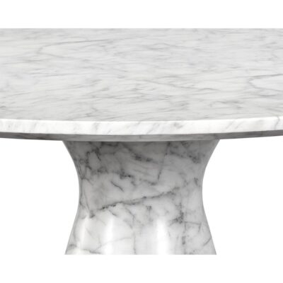 Shelburne Dining Table - Marble Look - White - 47" 106642 106642 SHELBURNE DINING TABLE WHITE 47 6