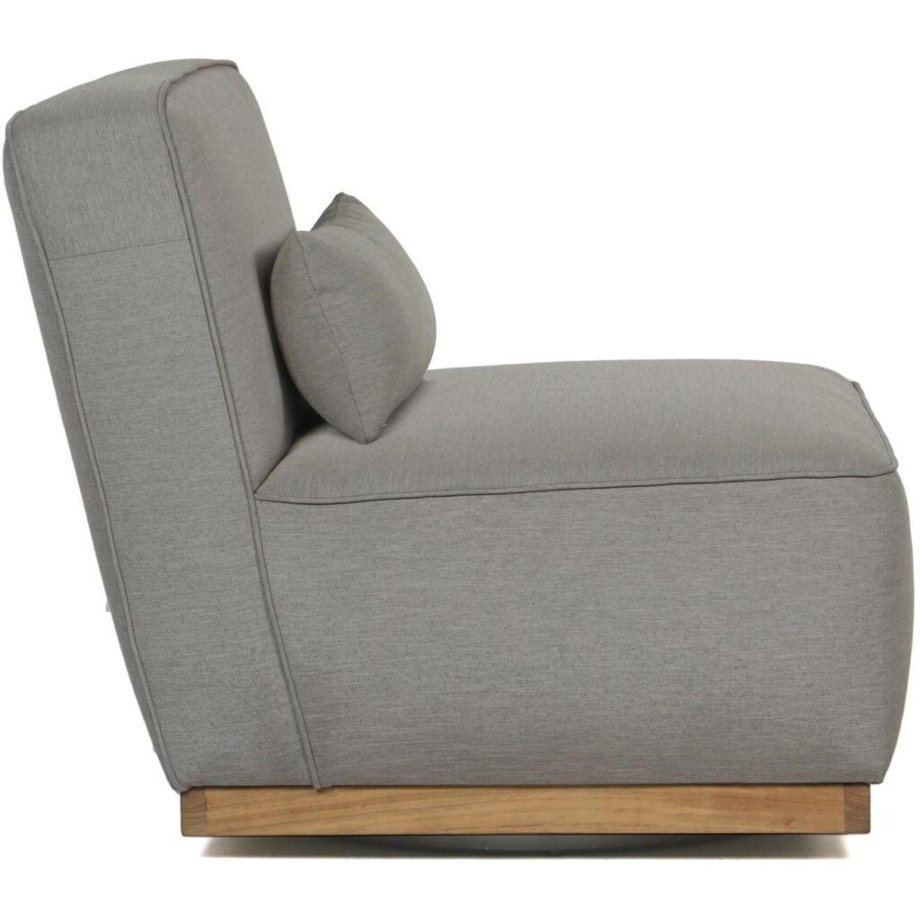 Carbonia Swivel Lounge Chair - Palazzo Taupe - Image 3