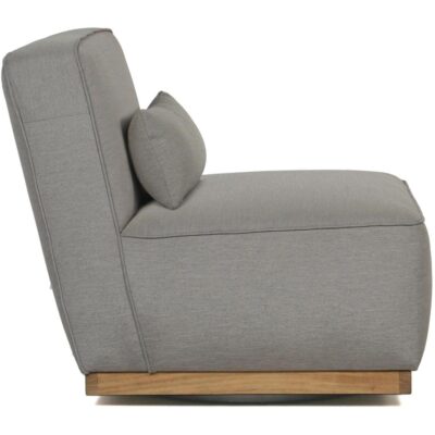 Carbonia Swivel Lounge Chair - Palazzo Taupe 106657 106657 CARBONIA SWIVEL LOUNGE CHAIR PALLAZO TAUPE 2